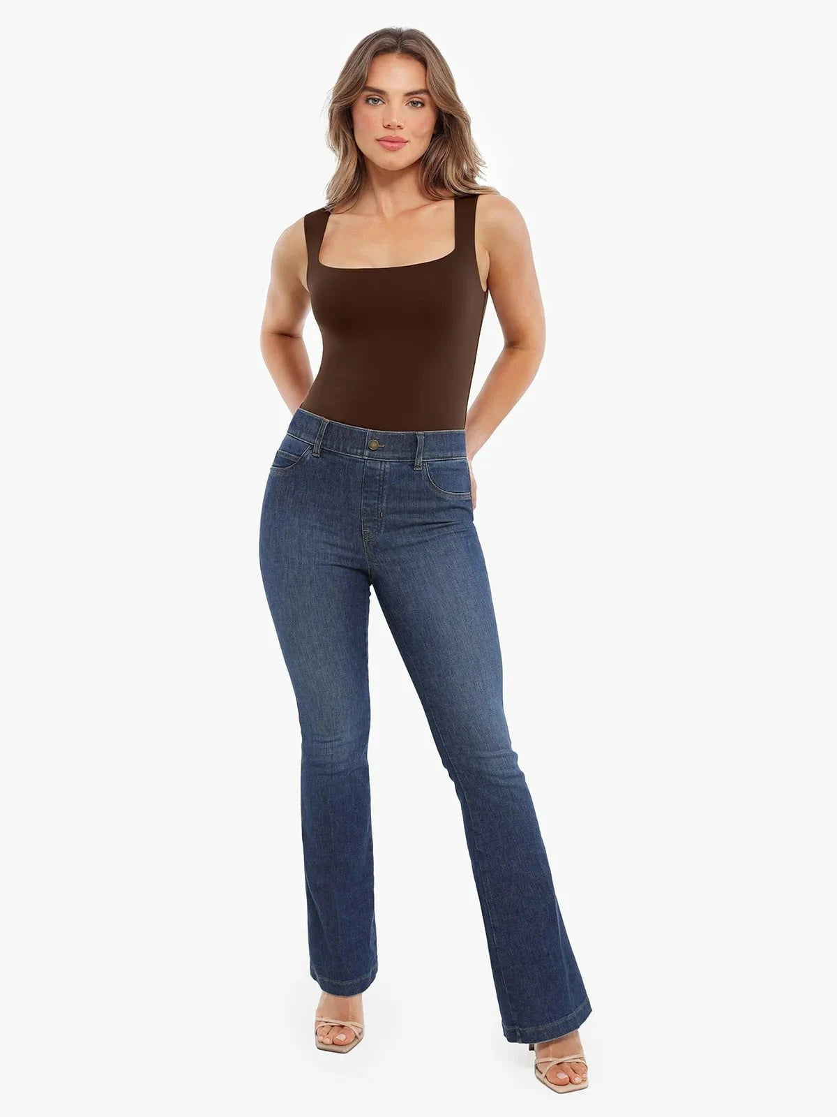 Cloud-Touch Double-Layer Shaping Sleeveless Top