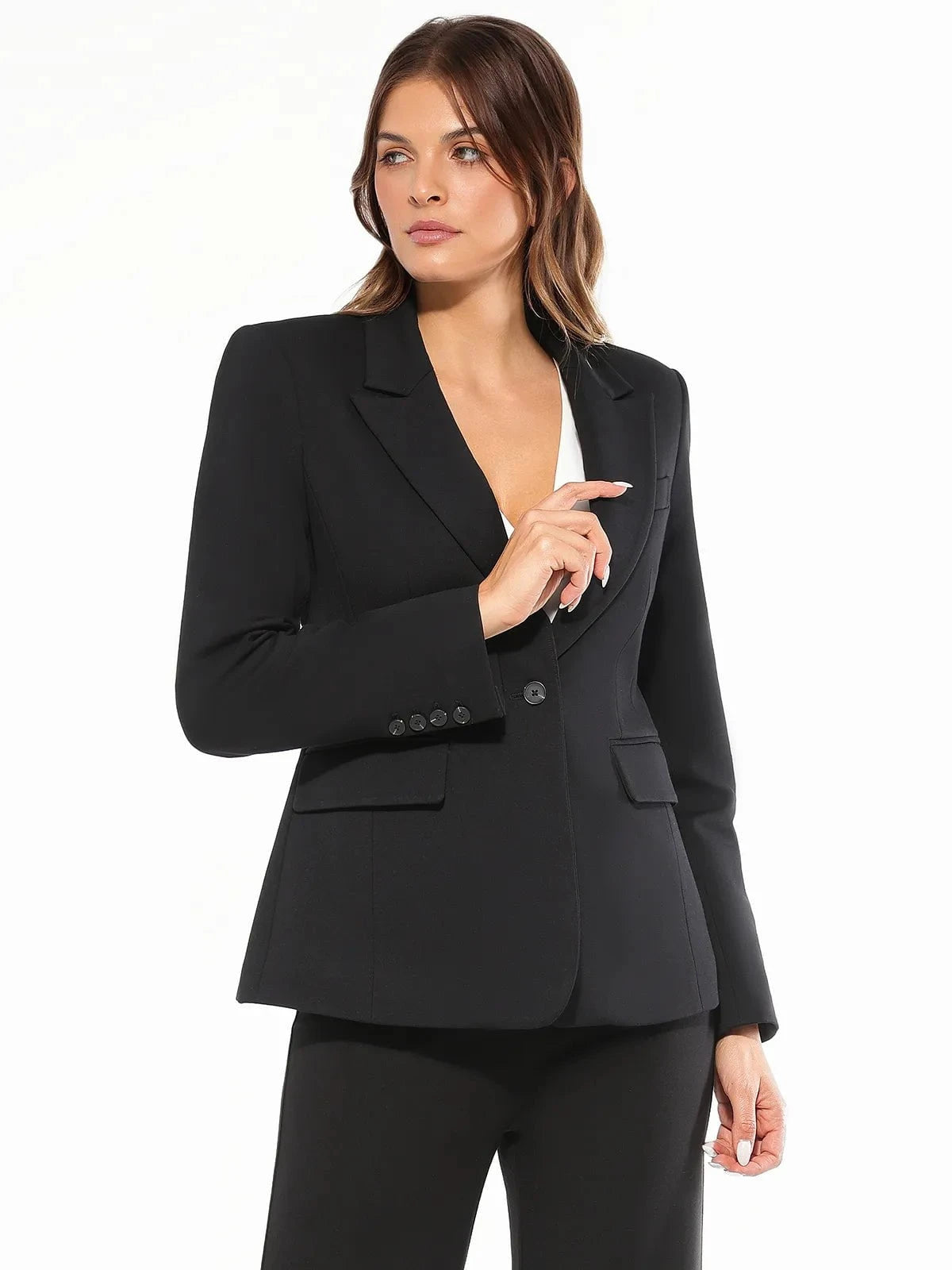 Shape-Sculpting Fitted Blazer