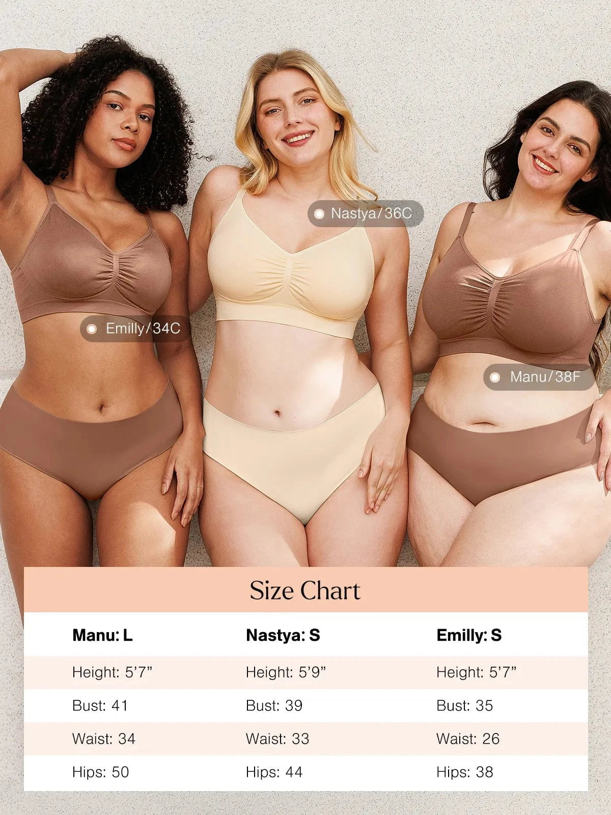 Seamless Comfort Removable Pad Everyday Bra