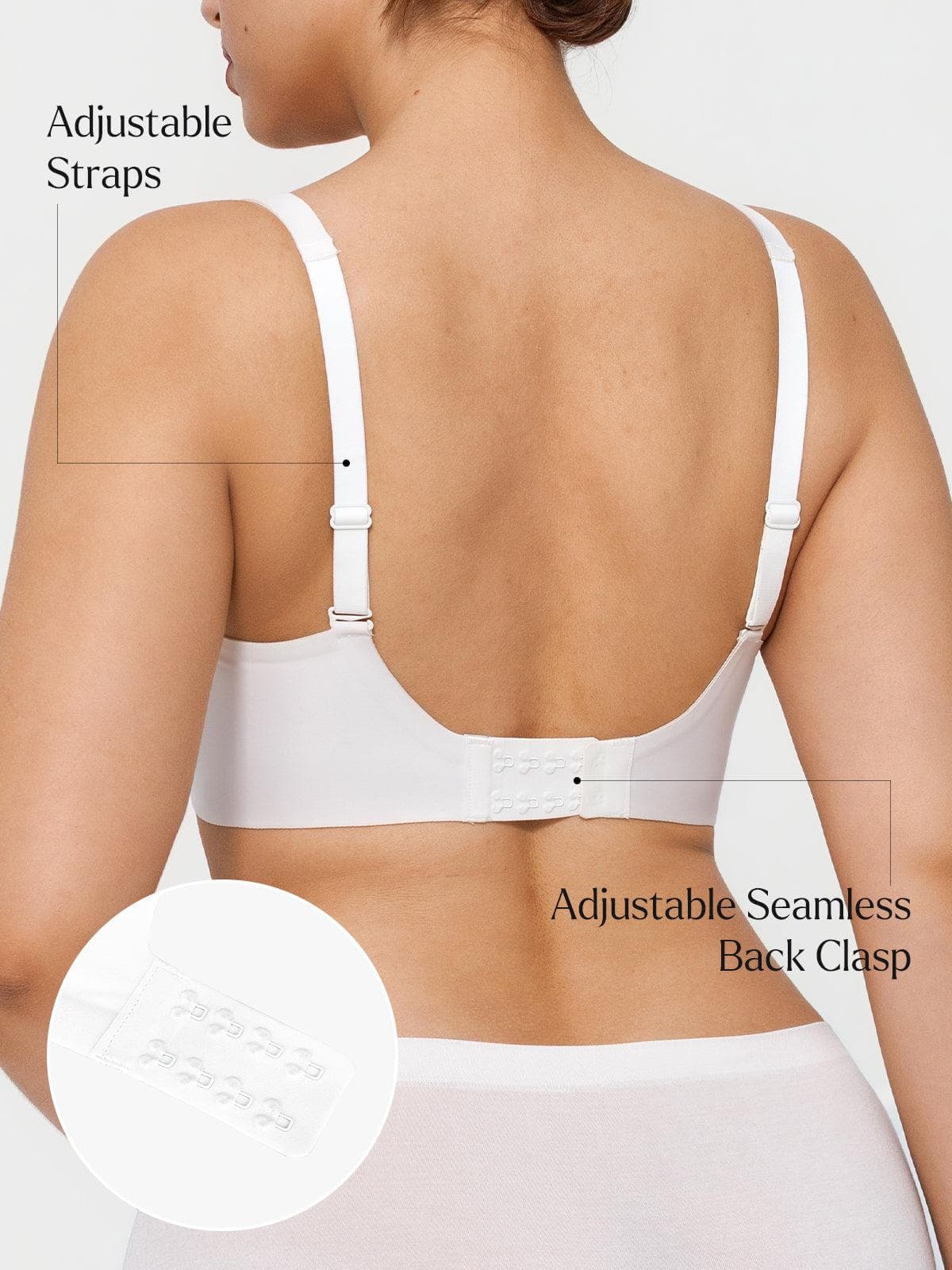 Seamless Wireless Jelly Comfort Plunge Bra