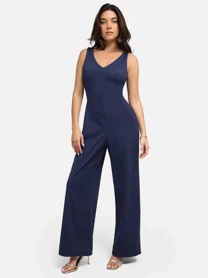 Shapewear Slimming Wide-Leg Jumpsuit