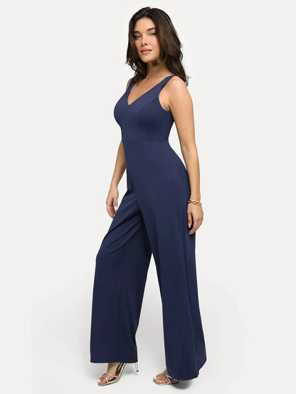 Shapewear Slimming Wide-Leg Jumpsuit