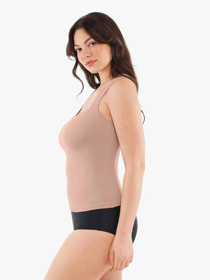 Cloud-Touch Double-Layer Shaping Sleeveless Top