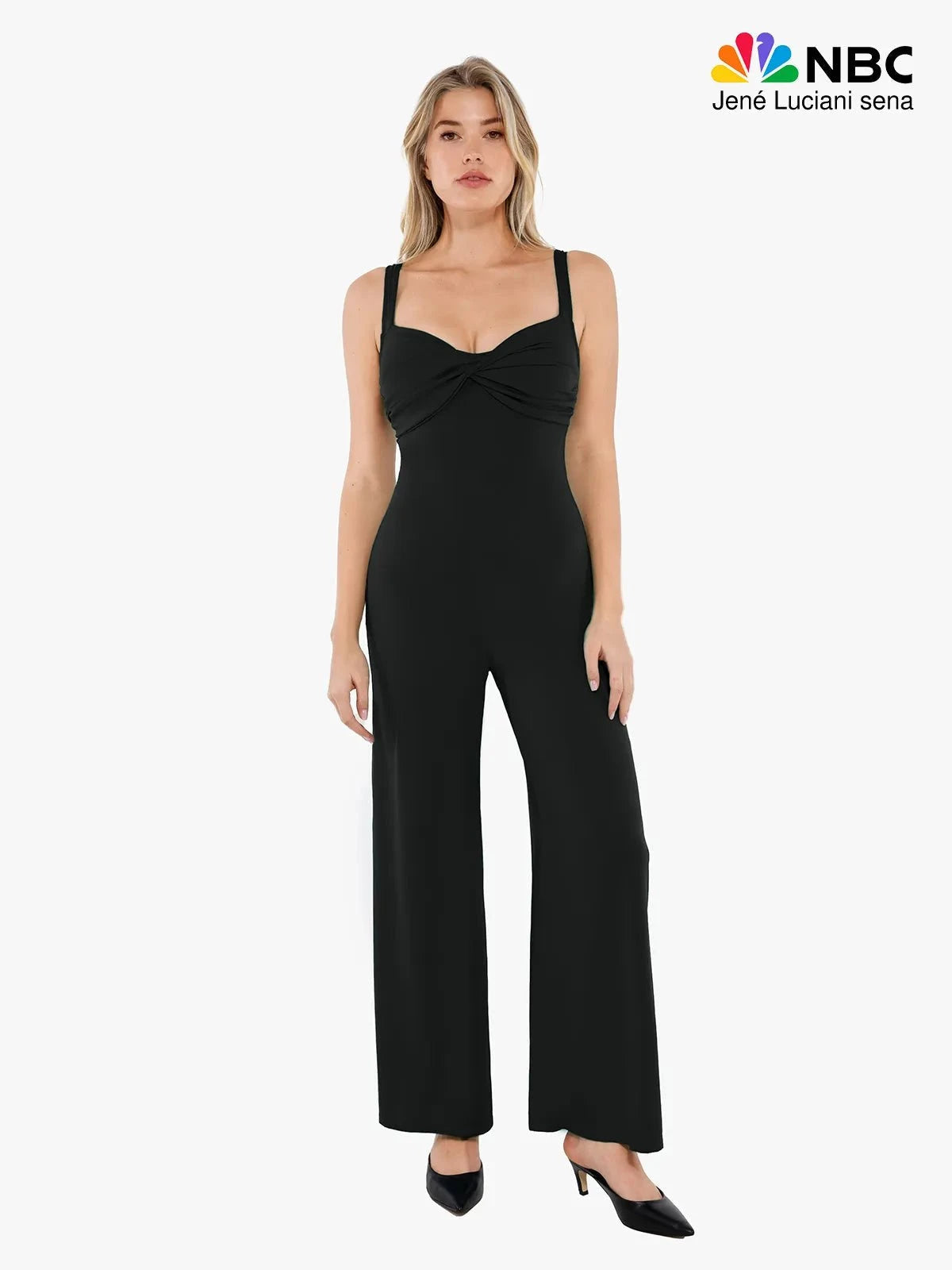 Shapewear Bias Twist Smooth Sculpting Jumpsuit