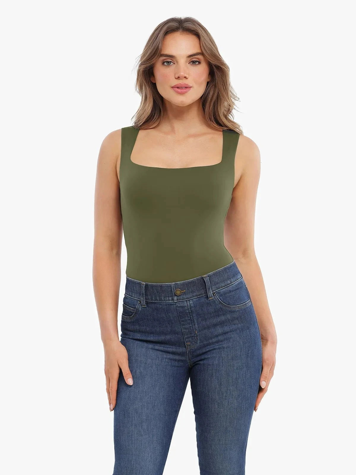 Cloud-Touch Double-Layer Shaping Sleeveless Top