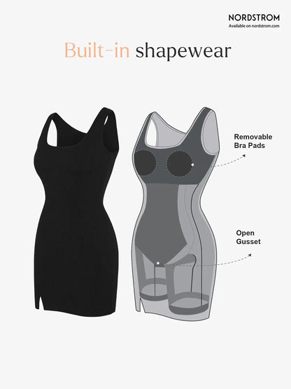 Shapewear Modal Sculpting Mini Tank Dress