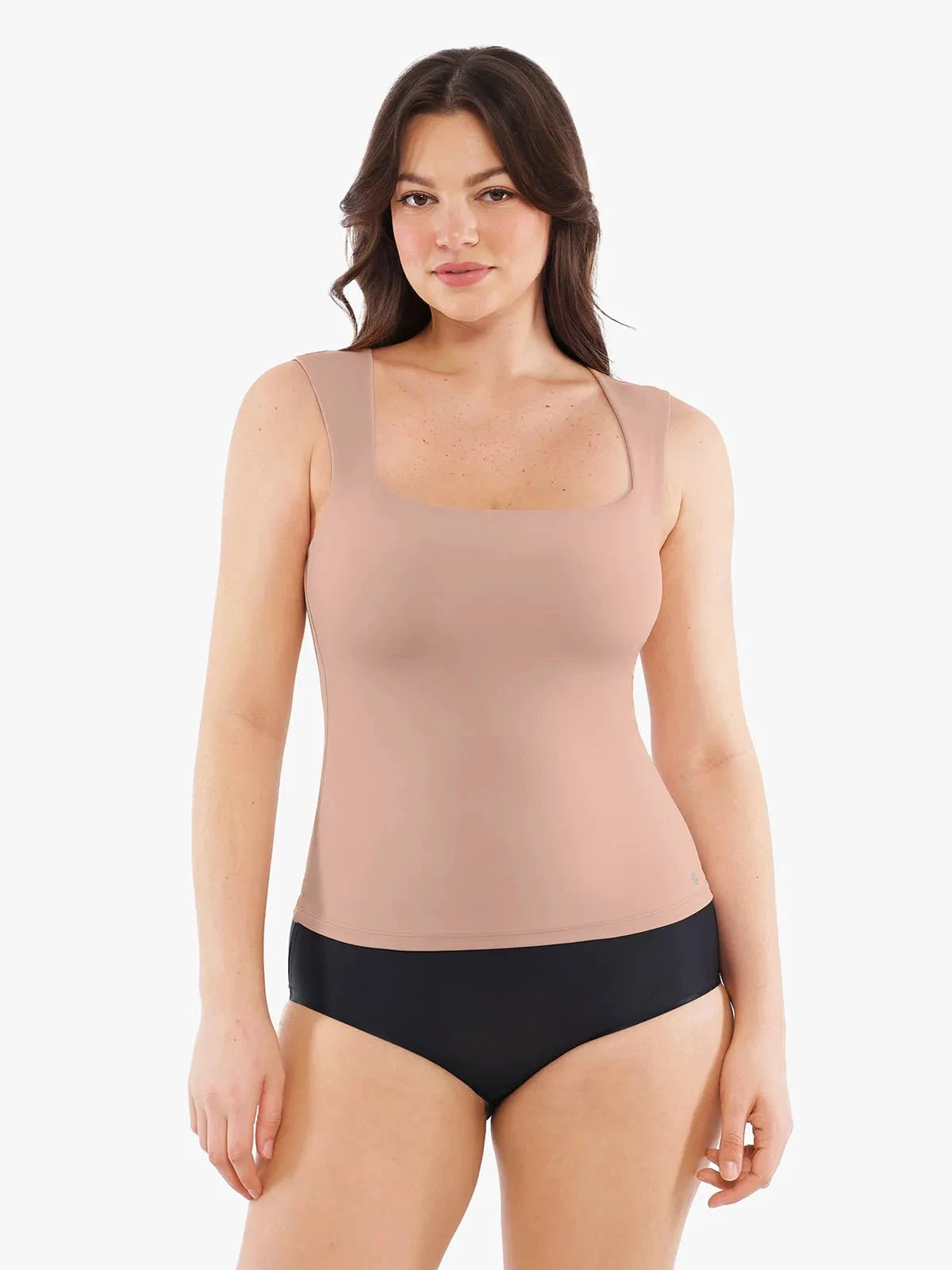 Cloud-Touch Double-Layer Shaping Sleeveless Top