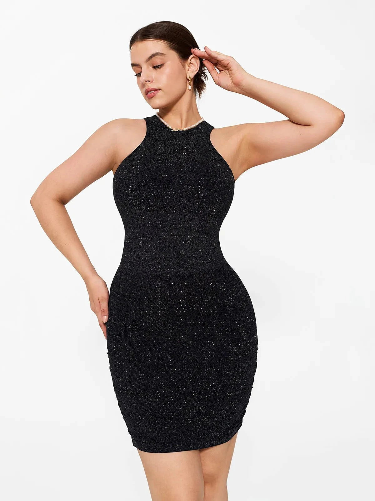 Shapewear Metallic Seamless Sculpting Dress
