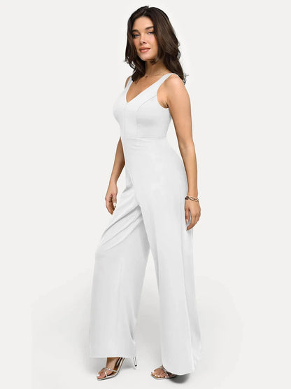 Shapewear Slimming Wide-Leg Jumpsuit