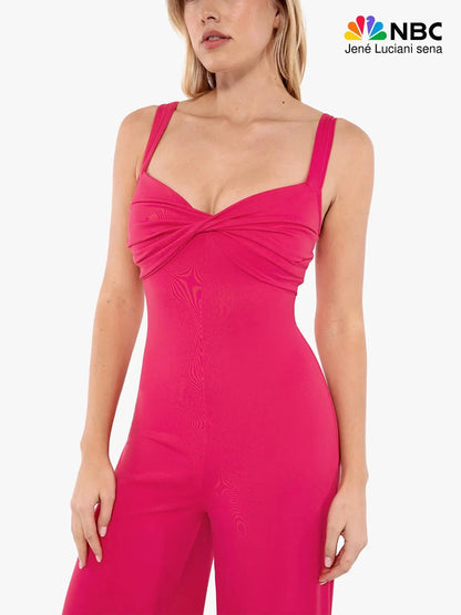 Shapewear Bias Twist Smooth Sculpting Jumpsuit
