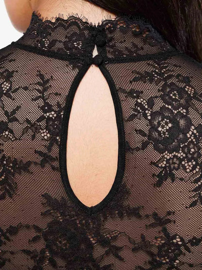 Shapewear 2-in-1 Lace Overlay Sculpting Dress