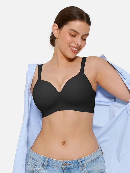 Seamless Wireless Adjustable Comfort Minimizer Support Bra