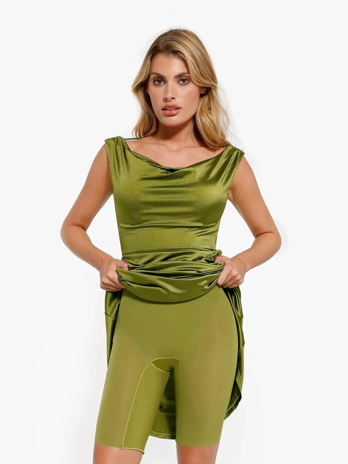 Shapewear Convertible Shine Sculpting Mermaid Dress
