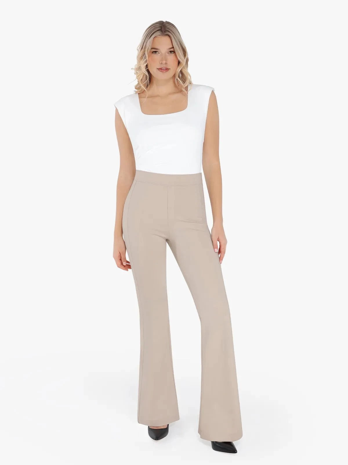 Shapewear Freedom Tummy Control Flare-Leg Ponte Pants