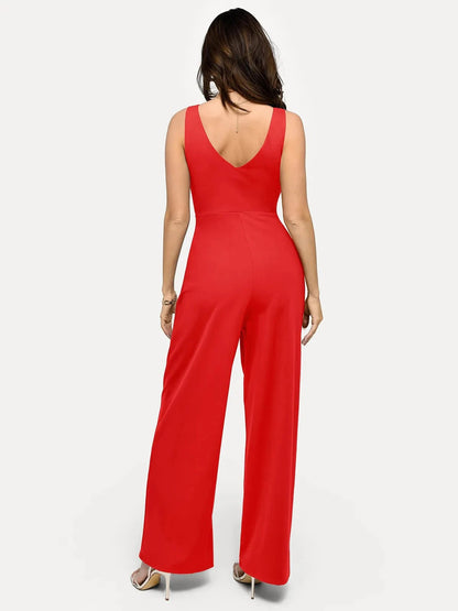Shapewear Slimming Wide-Leg Jumpsuit