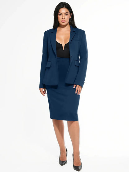 Shape-Sculpting Fitted Blazer