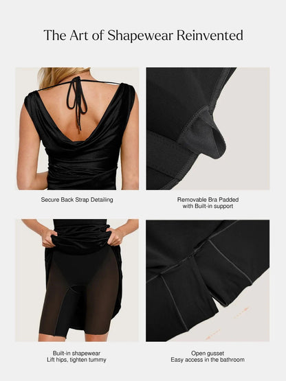 Shapewear Convertible Shine Sculpting Mermaid Dress