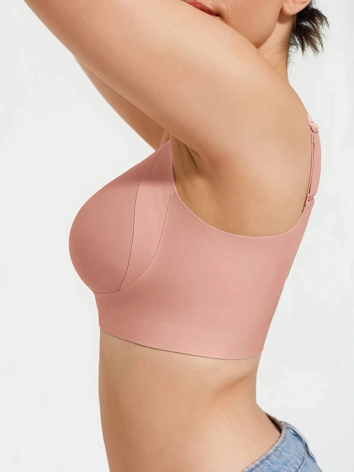 Wireless Wide Strap Everyday Supportive Push Up Comfort Bra