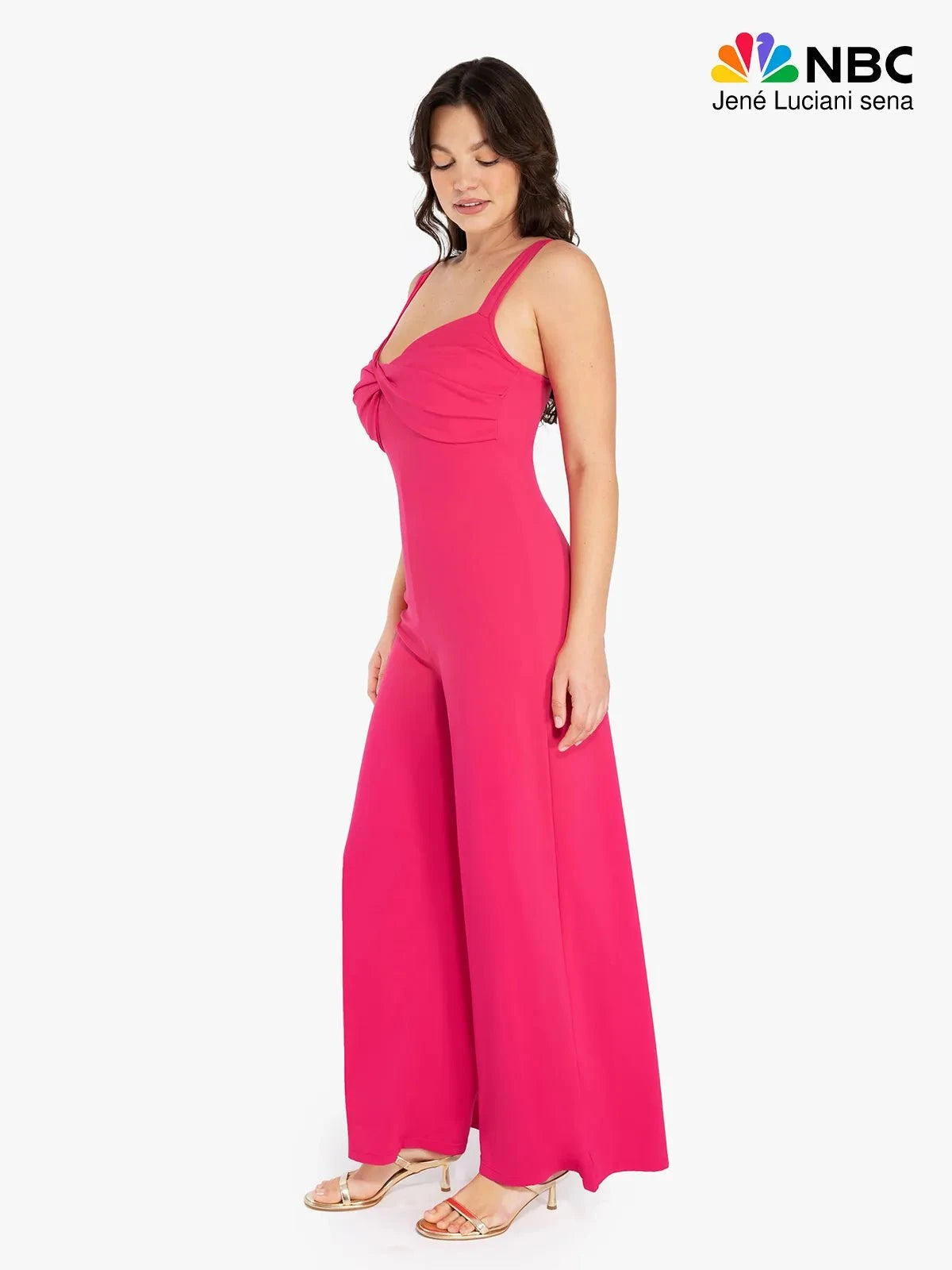 Shapewear Bias Twist Smooth Sculpting Jumpsuit
