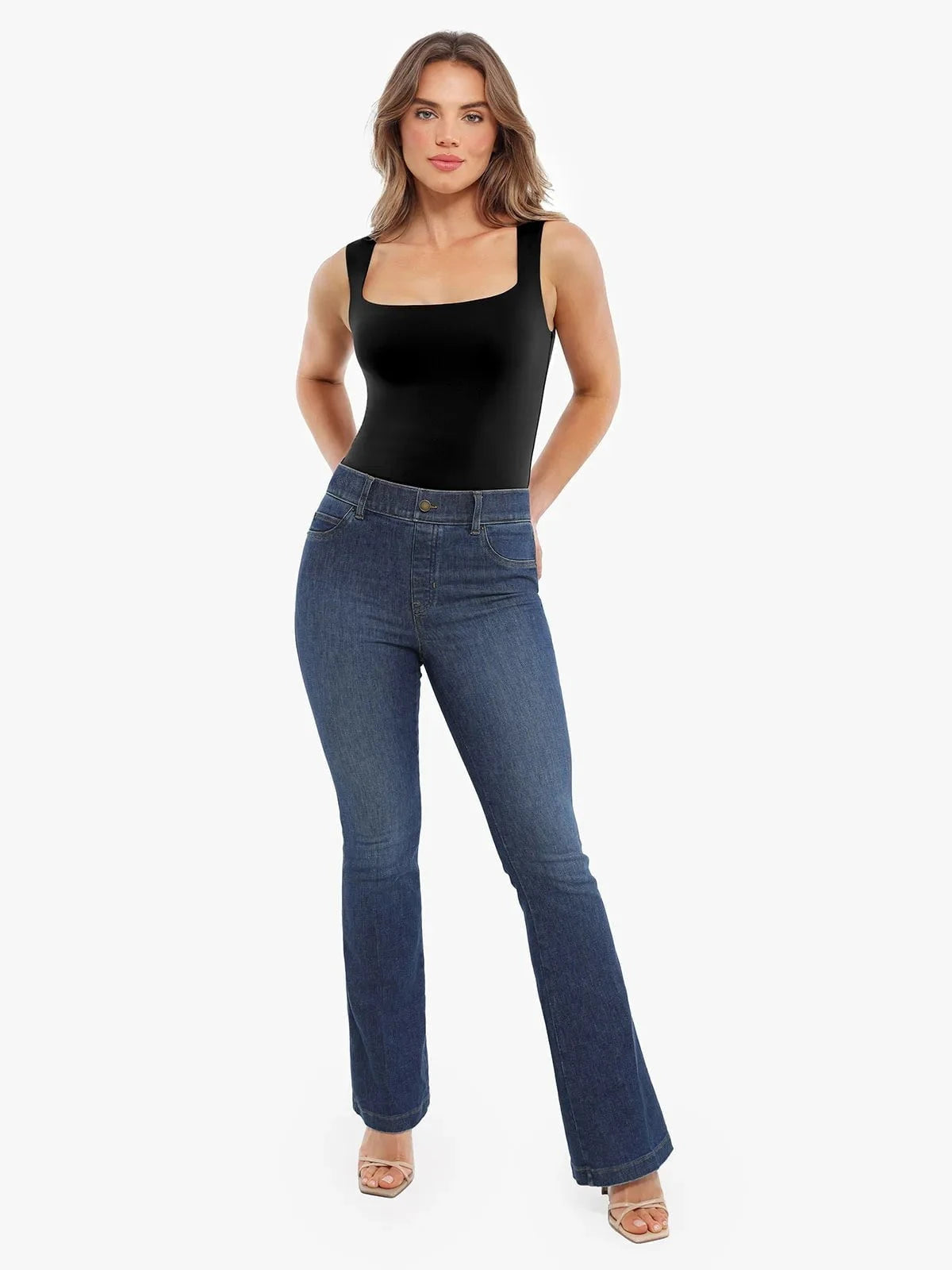 Cloud-Touch Double-Layer Shaping Sleeveless Top