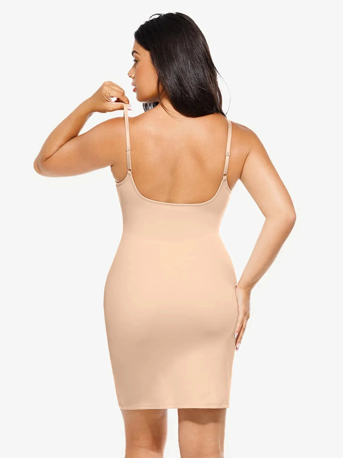 Shapewear 2-in-1 Lace Overlay Sculpting Dress