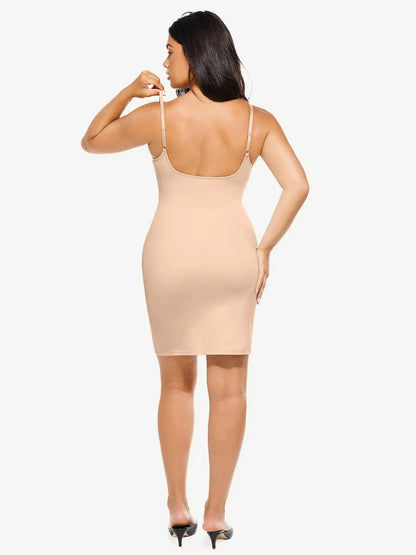Shapewear 2-in-1 Lace Overlay Sculpting Dress