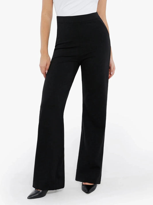 Shapewear Executive High Waisted Wide-Leg Ponte Pants