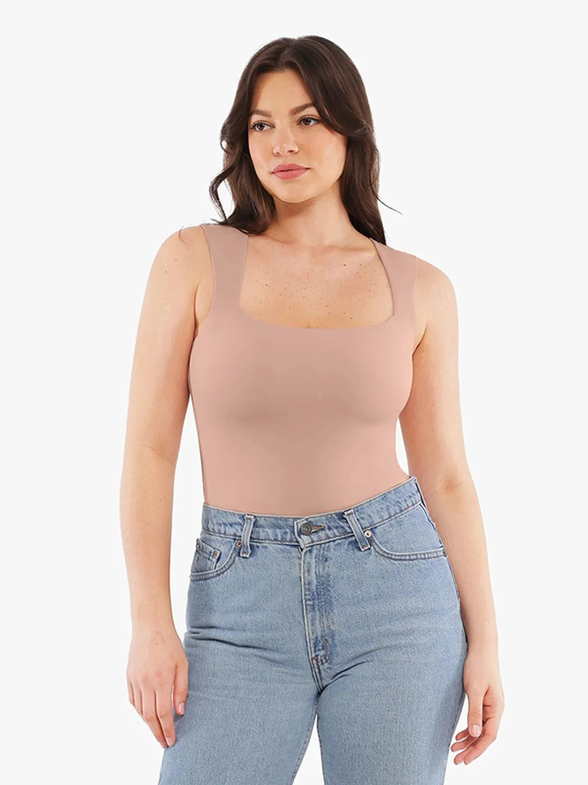 Cloud-Touch Double-Layer Shaping Sleeveless Top