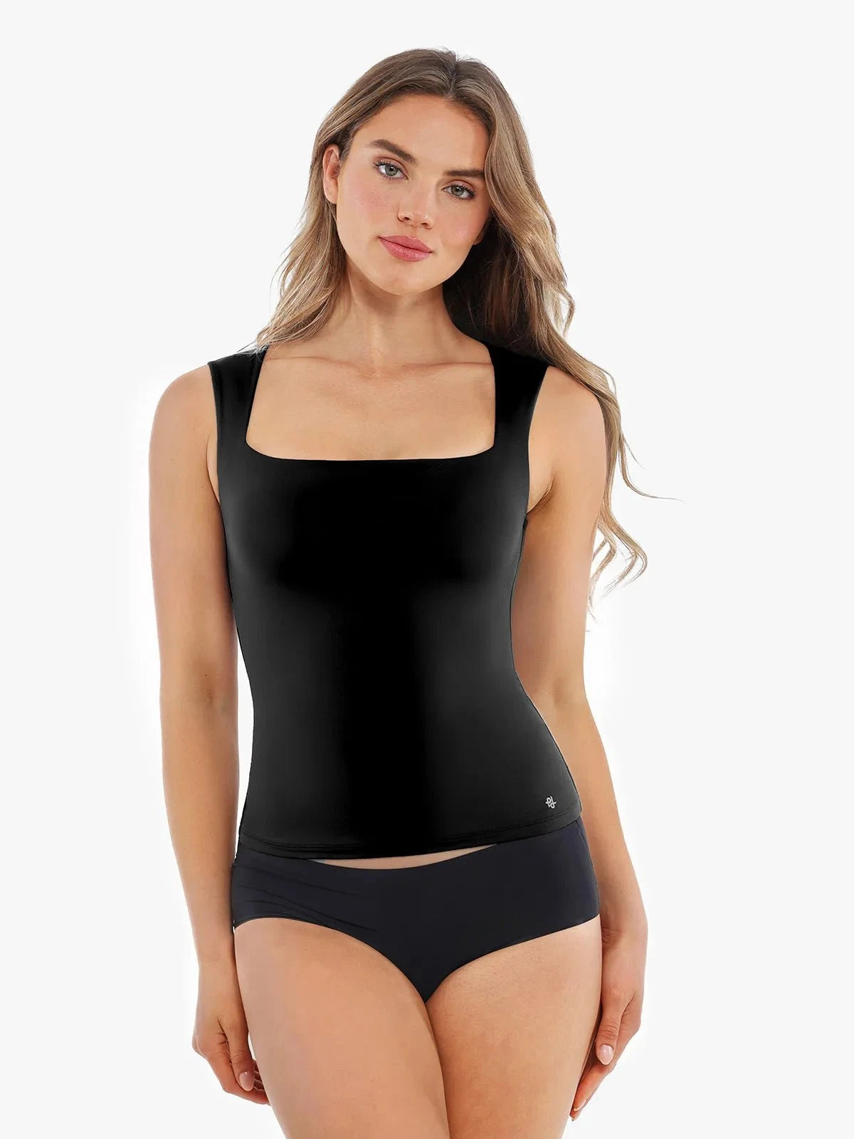 Cloud-Touch Double-Layer Shaping Sleeveless Top