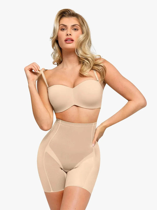 Seamless Push-Up Shapewear Bra Butt-Lifting Shorts Set