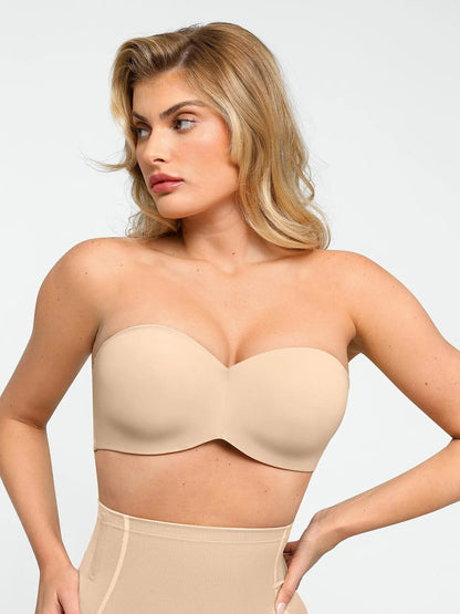 Push-Up Unlined Underwire Strapless Bra Bundle
