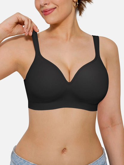 Seamless Wireless Adjustable Comfort Minimizer Support Bra