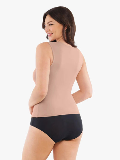 Cloud-Touch Double-Layer Shaping Sleeveless Top