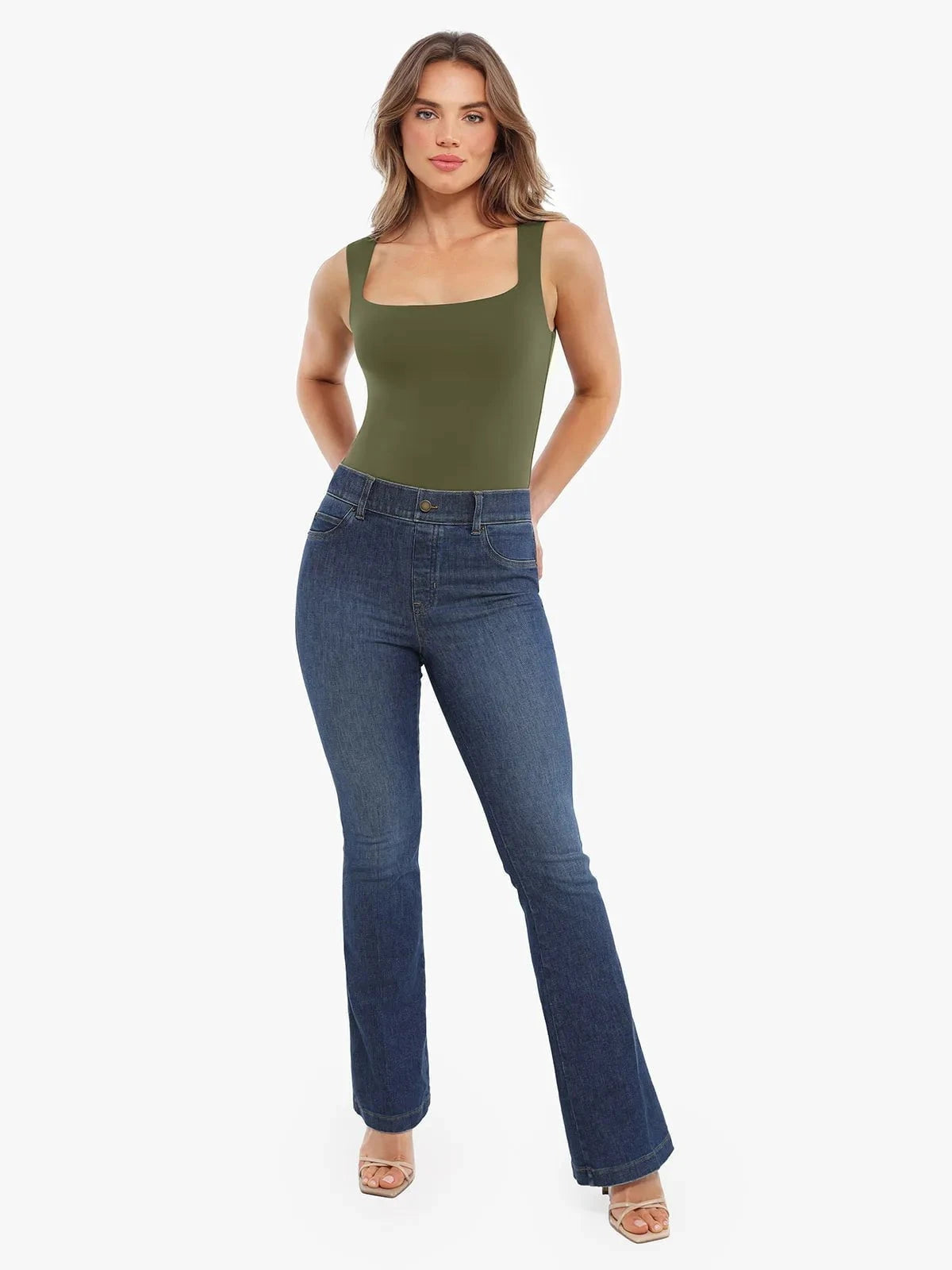 Cloud-Touch Double-Layer Shaping Sleeveless Top