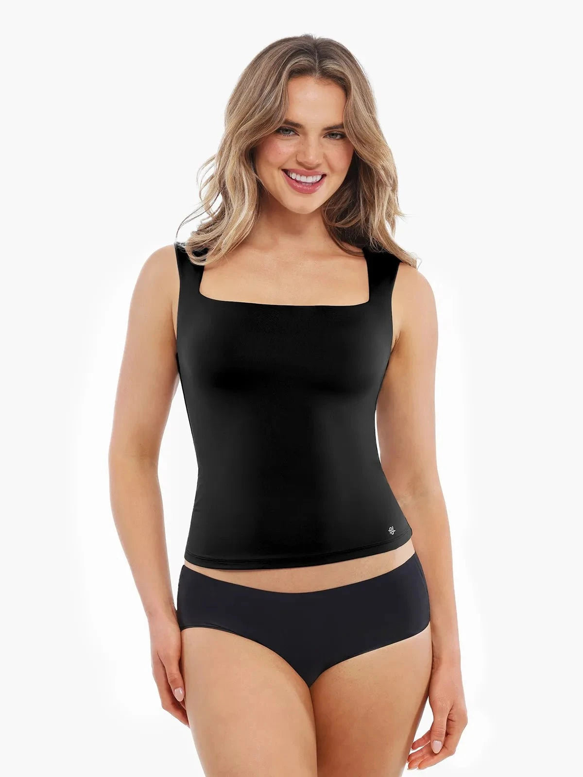 Cloud-Touch Double-Layer Shaping Sleeveless Top