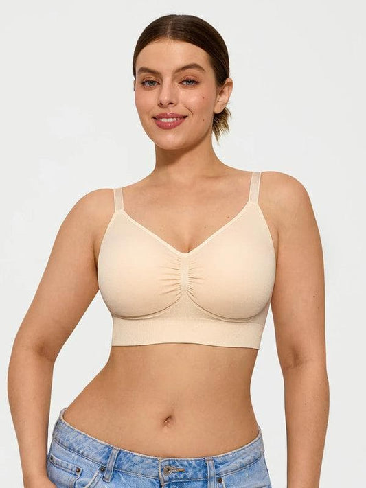 3-Pack Seamless Comfort Removable Pad Everyday Bra Bundle