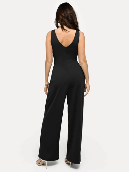 Shapewear Slimming Wide-Leg Jumpsuit