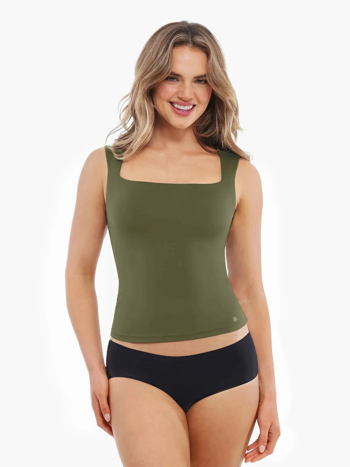 Cloud-Touch Double-Layer Shaping Sleeveless Top