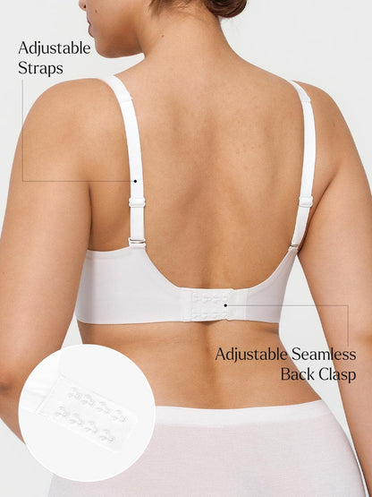 Seamless Wireless Jelly Comfort Plunge Bra